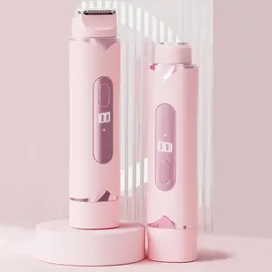 Electric Shaver for Women, Dual-Head Electric Shaver for Women, Rechargeable Facial Hair Remover, Electric Shaver for Women's Face, Body, Legs, and Bikini Area
