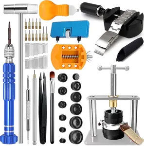 76PCS Watch Repair Kit, Watch Band Strap Link Pins Remover Tool, Spring Bar Tool Set, 5-in-1 Screwdriver for Watchmaker