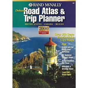 USED-Rand McNally Road Atlas and Trip Planner 2000: United States, Canada, Mexico (Rand Mcnally Deluxe Road Atlas Mid Size) by Rand McNally (Paperback)