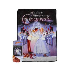 Classic Cinderella Micro Raschel Throw Blanket