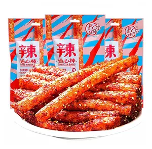 TXDYNLLK Latiao Spicy Strips 3 Packs Latiao Spicy Gluten Classic Chinese Special Snack Food, Vegan, ,
