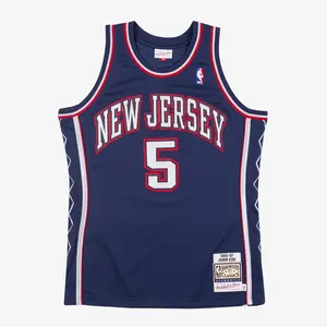 Jason Kidd New Jersey Nets 2006-07 Navy Authentic Jersey
