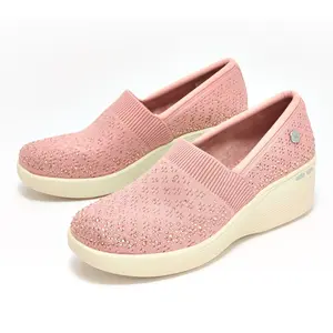 Martha Stewart x Skechers Pier-Lite Vegan Sparkle Slip- Ons-Reflections