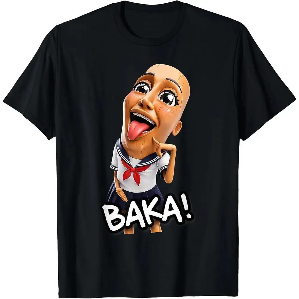 Baka Tung Tung Sahur Funny Meme Graphic T-Shirt Women Men Unisex Cotton Tee Round Neck Casual