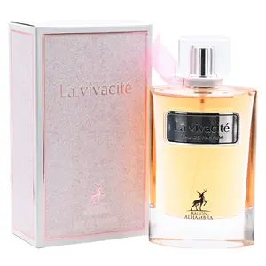 MAISON ALHAMBRA La Vivacite Women's EDP Fragrance - 3.4 fl oz, Elegant Fragrance with Sparkling Top Pear Opening & Blackcurrant Notes, New in Box