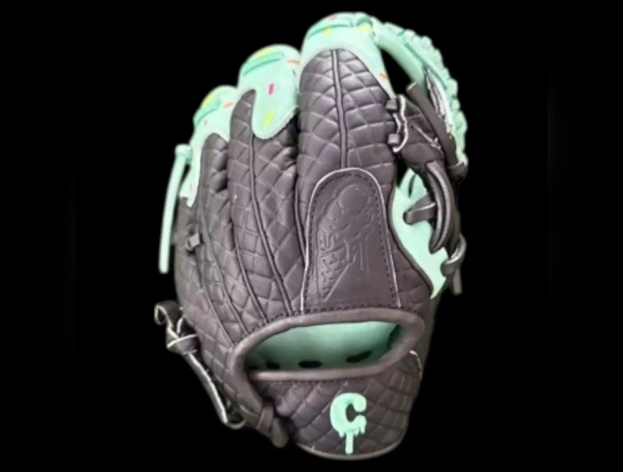 Custom Youth Ice Cream Series Cowhide 11.5” I-Web Black Mint Baseball Glove