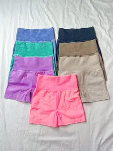 Catch Up Washed Bike Shorts Catch Up Washed Bike Shorts