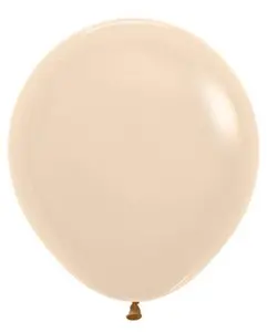 18" Sempertex Pastel Matte Nude Balloons 25 perBag #55600