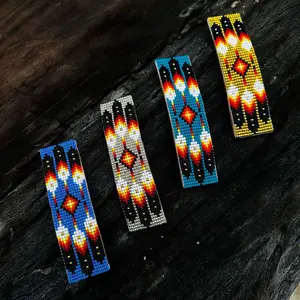 Native American Style Pattern Hair Clip - Boho Vintage Hair Accessory for Women & Girls
