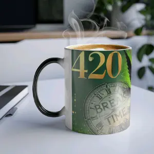 BIG 420 color changing mug Ceramic Drinkware Printed mugs
