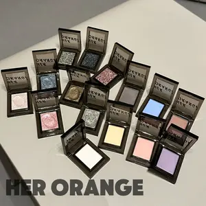 HERORANGE 17-Color Smoky Eyeshadow Palette |Stage-Level Cool-toned EyeshadowPigmented, Watets & Music Festival Makeup Cosmetirproof & Smudge-Proof Teen Girls Trendy Stuff Shimmer/Matte/Glitter TrioPerfect For Halloween, Christmas Gifc！