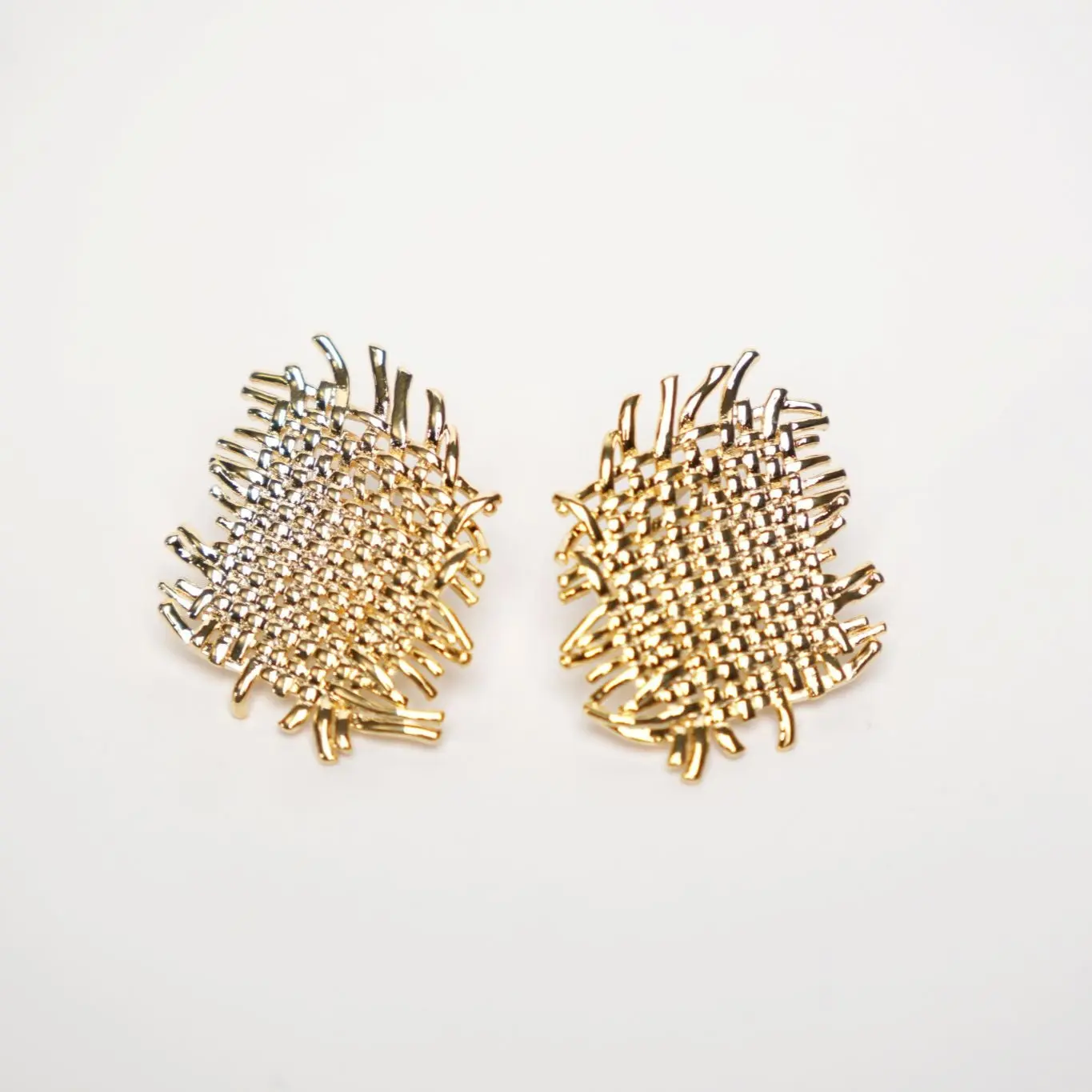 Tangled Mesh Stud Earrings