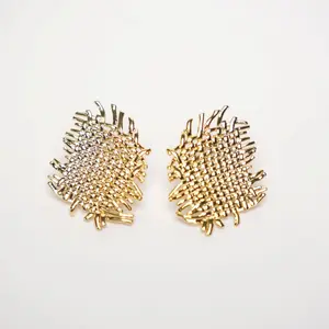 Tangled Mesh Stud Earrings