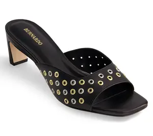 Bernardo Heeled Mule Sandal - Cenza Grommet