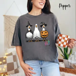 Silly Goose Halloween Comfort Color Tee Style 1717