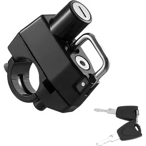 Motorcycle Helmet Lock, Aluminum Alloy Anti Theft Helmet Security Locks, Universal Tamper-Proof Helmet Locks for Motorbike Scooter Bike, Motorcycle Accessories (1PCS)