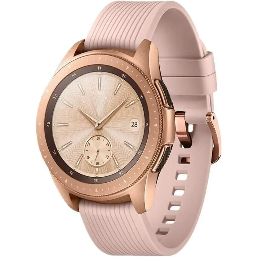 Galaxy Watch Bands,20mm Silicone Replacement Bands Compatible for Samsung Galaxy Watch 42mm with Rose Gold Watch Buckle for Women Men Gift (Teal, Rose Gold Buckle)
