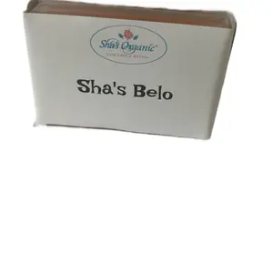 Sha's Belo Peeling Soap with Glycol 4 oz Vegan Cruelty Free Exfoliating Body micro peeling with AHA, Pumice, Witch Hazel & Niacinamide for Soothing and Redness Clear Smooth Acne Exfoliate