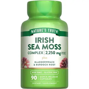 Irish Sea Moss Complex with Bladderwrack & Burdock Root | 90 Capsules