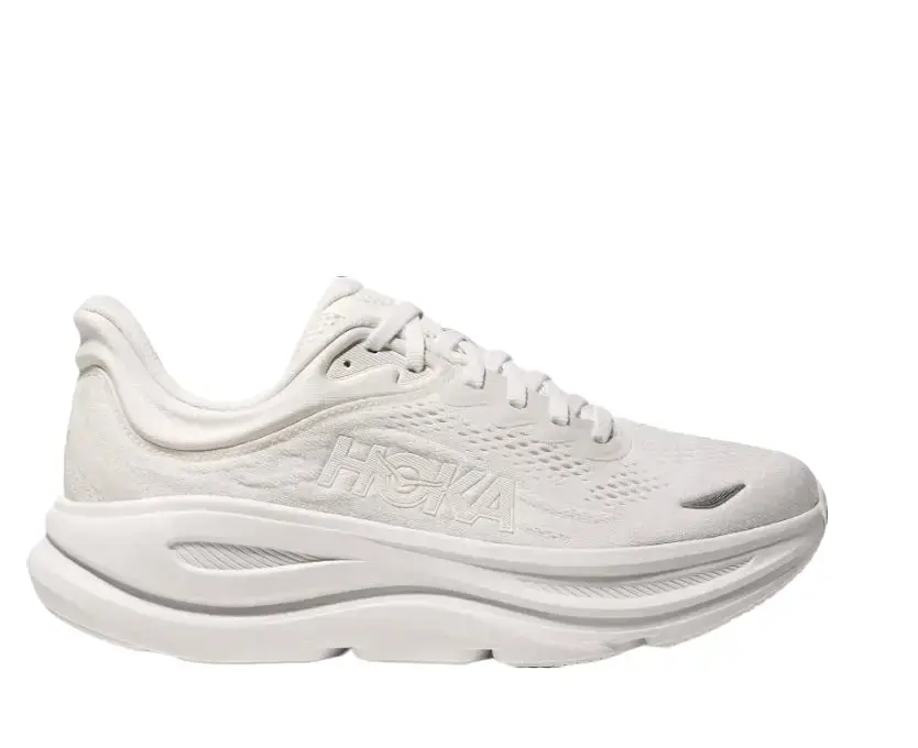 HOKA Bondi 9 Women's Closed Sports Shoe - Rubber-Soled Casual Trainer, Comfortable Walking Footwear for Everyday Wear, Walking Shoes, Cushiony Casual Trainers, Body-Friendly Casual Trainers