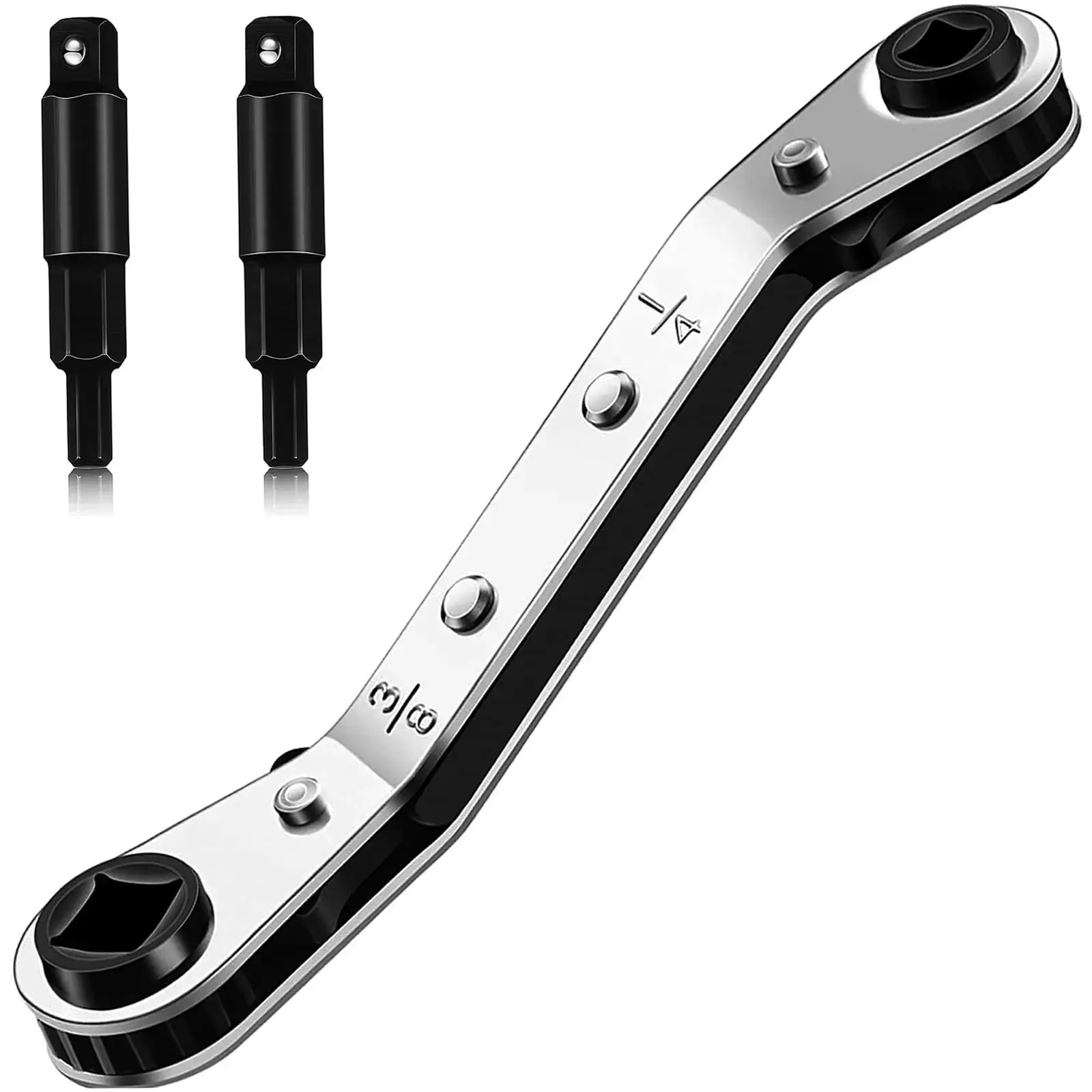 1 Wrench + 2 Hexagon Bit
