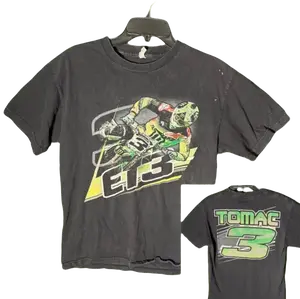 Jeremey McGrath ET3 Motocross Graphic T-Shirt Mens Black Tomac 3