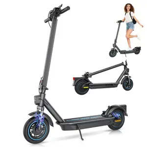 Max Pro Electric Scooter 500W Powerful Motor 15Ah Large Battery 28 Miles Long Range 5H Fast Charging Anti Slip Tires Foldable Portable City Commuter Smart App Control Official Warranty Scooter for Kids and Adults