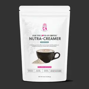 For the Love of Coffee Nutra-Creamer - Superfood Coffee Creamer  - Vanilla or Unsweetened - Minerals, Electrolytes, MCTs and Functional Mushrooms
