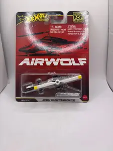 Hot Wheels Airwolf Helicopter Diecast black