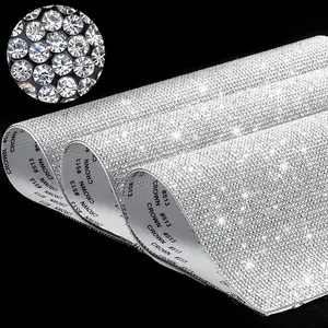 36000 Pieces Bling Crystal Rhinestones Sheet Sticker DIY Decoration Sticker Self Adhesive Glitter