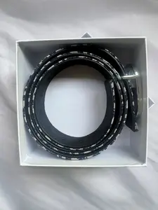 Designer-Style Knitted Belt — Crafted from elastic woven material, this wide-width design offers exceptional softness and comfort. It effortlessly elevates your look from casual to formal, exuding an air of understated luxury.