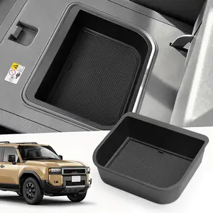 Center Console Cool Box Organizer for Toyota Land Cruiser Prado 250 / Lexus GX 550 2024 2025 2026 Accessories Armrest Storage Box Insert Tray (Only Fit Cool Box)