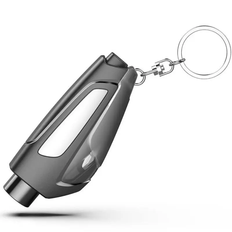 2-in-1 Emergency Window Breaker & Seatbelt Cutter, The Original Emergency Keychain Car Escape Tool, Safety Compact Emergency Hammer, Car Accessories