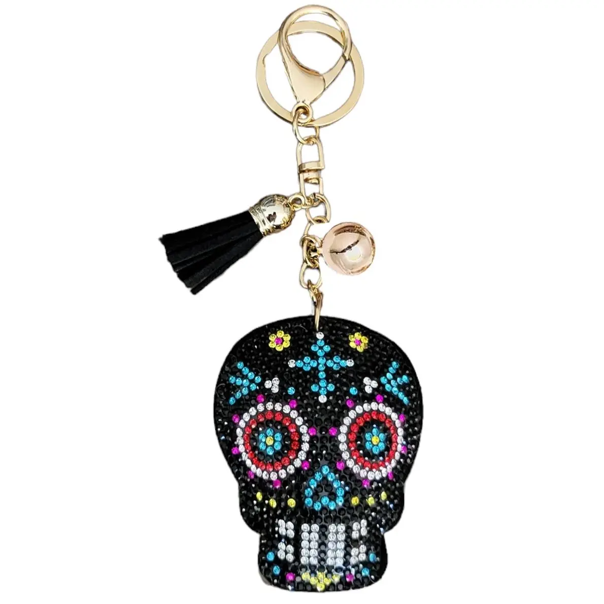 Black Sugar Skull, Gold Hardware