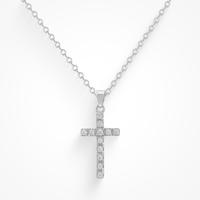 Silver Waterproof, Don't Cross Me Necklace
