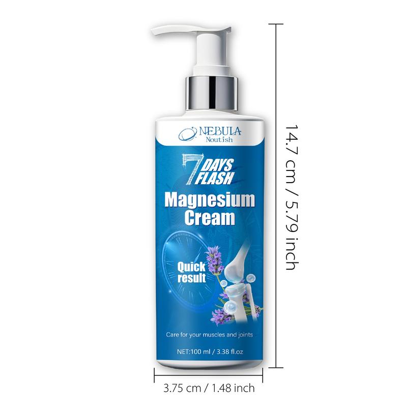 100ML Seven-Day Magnesium Body Lotion, Core Magnesium with Multi-Moisture Plant Extracts, Deep Hydration Lock Moisture, Lightweight Non-Sticky