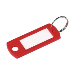 212 MAIN Flexible ID Tag with Ring, 100-Piece Assorted Colors Key Labeling Flexible Tag for Home Supplies Organization