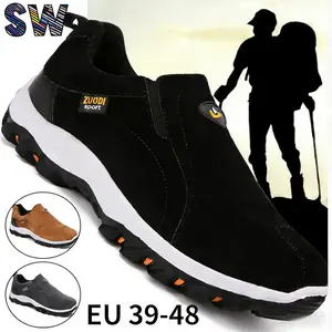 Mens Casual Sports Oxford Shoes Breathable Lightweight Hiking Shoes for Outdoor Walking Fashionable Design