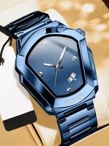 Men's Alloy Quartz Watch, Modern Fashion Couple Watches, Personalized Design, Trendy Timepiece for Men, Stylish and Unique, High Quality Watch