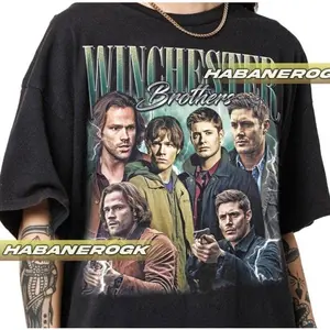 Winchester Brothers Vintage T-Shirt, Sweatshirt, Hoodie, Dean Winchester, Supernatural Shirt, tv series movie tee