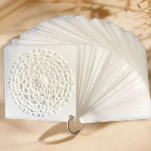 Laser-Cut Mandala Stencil Kit: Reusable High-Precision Painting Templates for Walls, Wood, Tile & Fabric. Waterproof DIY Art Tools for Home Decor, Stress Relief, Creative Craft & Meditation Art Projects.