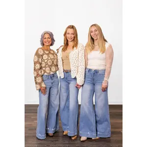 The Adrian from Lovervet *Three Lengths* High-Rise Wide Leg Denim
