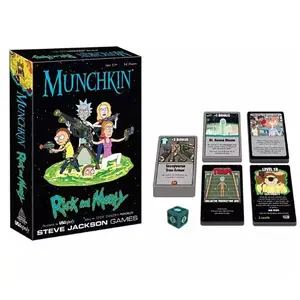 Munchkin: Rick and Morty Edition, Fun Card Game for Fans, Perfect Gift for Enthusiasts, Engaging Gameplay for All Ages