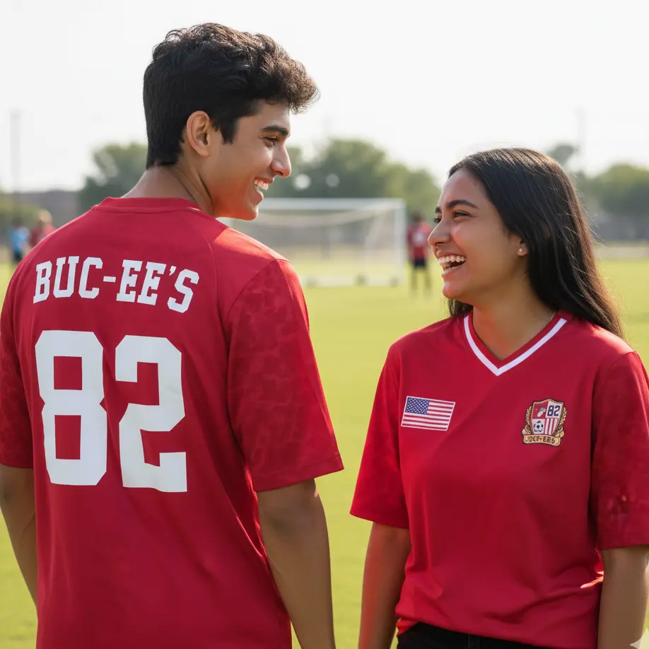 Buc-ee's Bold Red Soccer Jersey