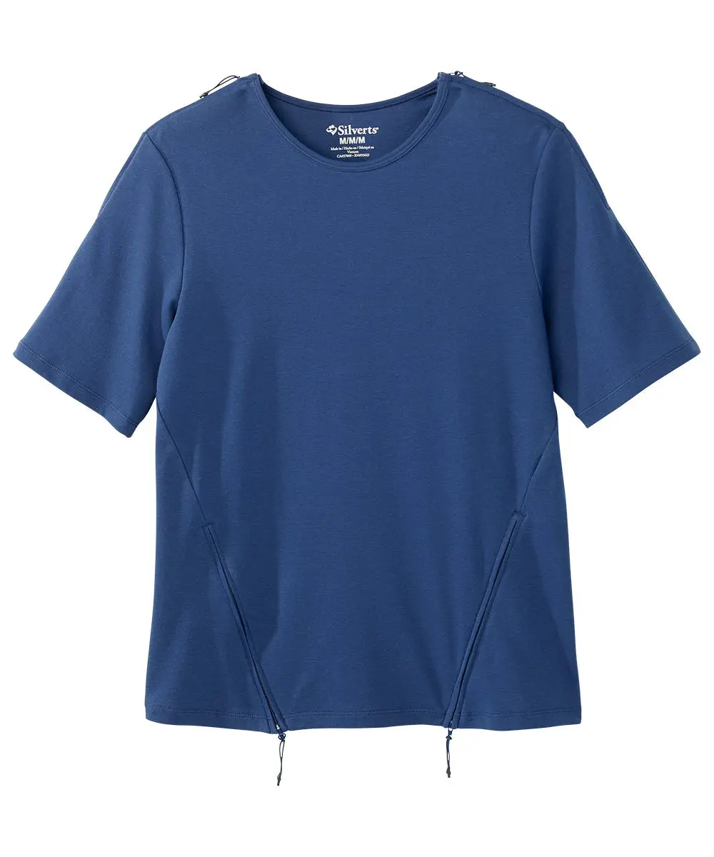 Women's Post Surgery Zipper Closure Recovery Top
