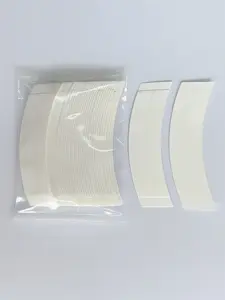 Arc-Shaped Adhesive Sheets Pack of 36, Dual-Sided Glue Film for Wig Repair, Breathable Hair Extension Tape, Fake Hair Patch