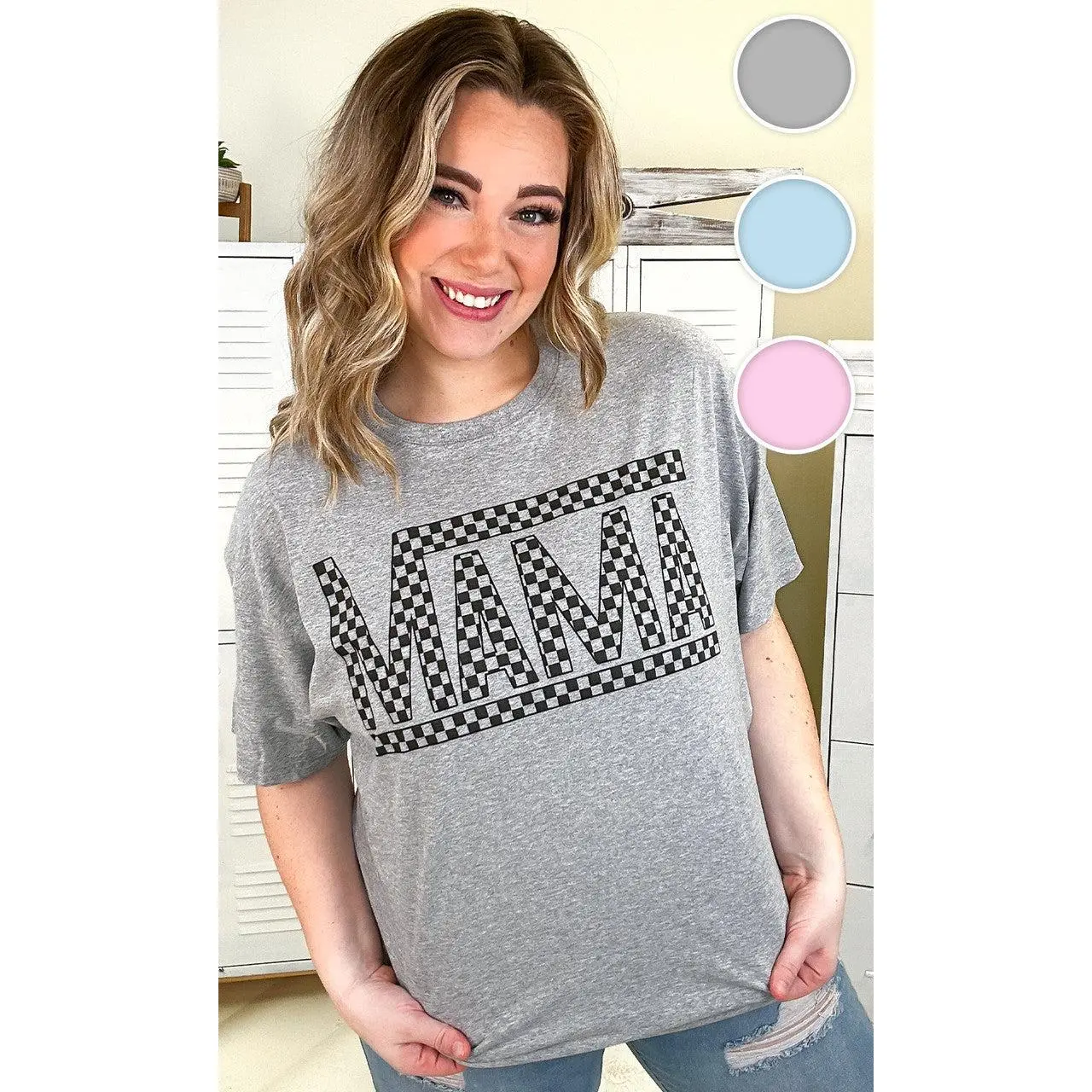 Tees2urdoor Women's Athletic Short-Sleeve Round Neck Graphic T-Shirt - Light Cotton, Fitted True-to-Size Casual Top for Moms, Machine-Washable Mother's Day Gift