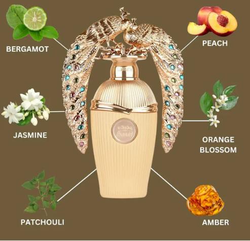 Lattafa Afeef for Unisex Eau de Parfum Spray, 3.4 Ounce / 100 Ml