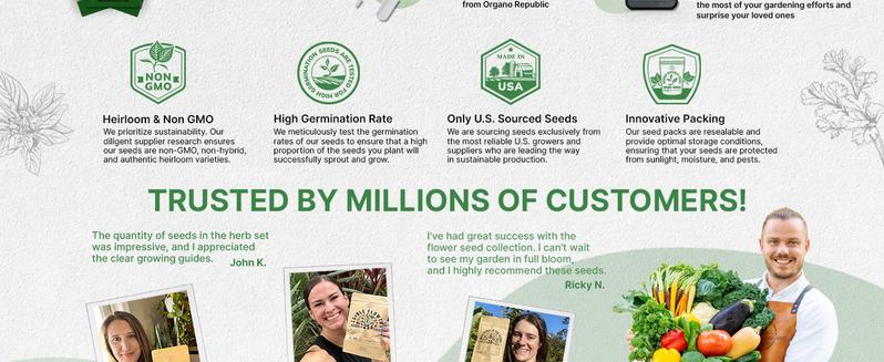 30 Culinary Herbs & Edible Flower Seeds Variety Pack