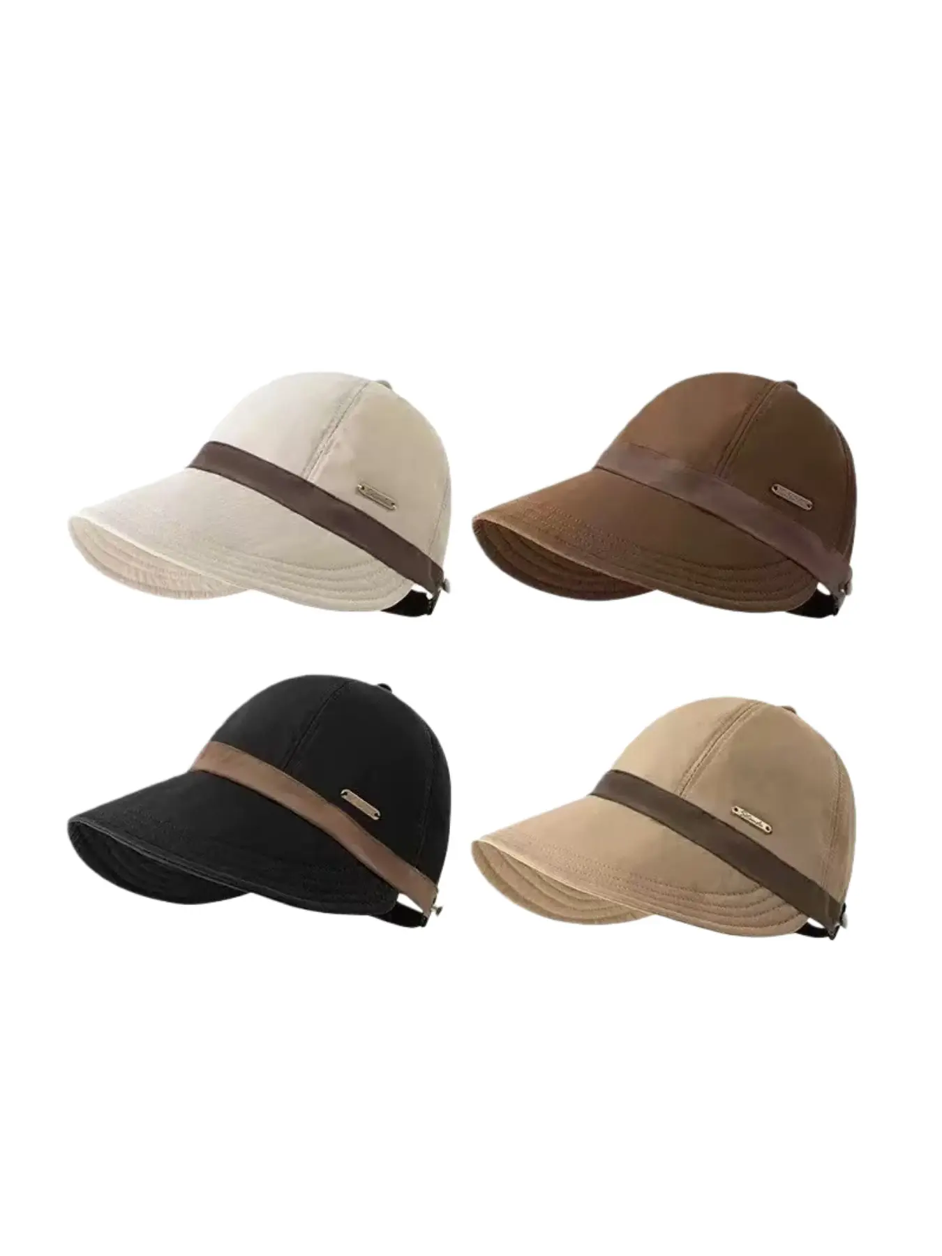 Hermes Style Women's Fashionable Adjustable Baseball Cap, Quick-Dry Fisherman Hat for All Seasons, Casual Tie Dye Sun Protection